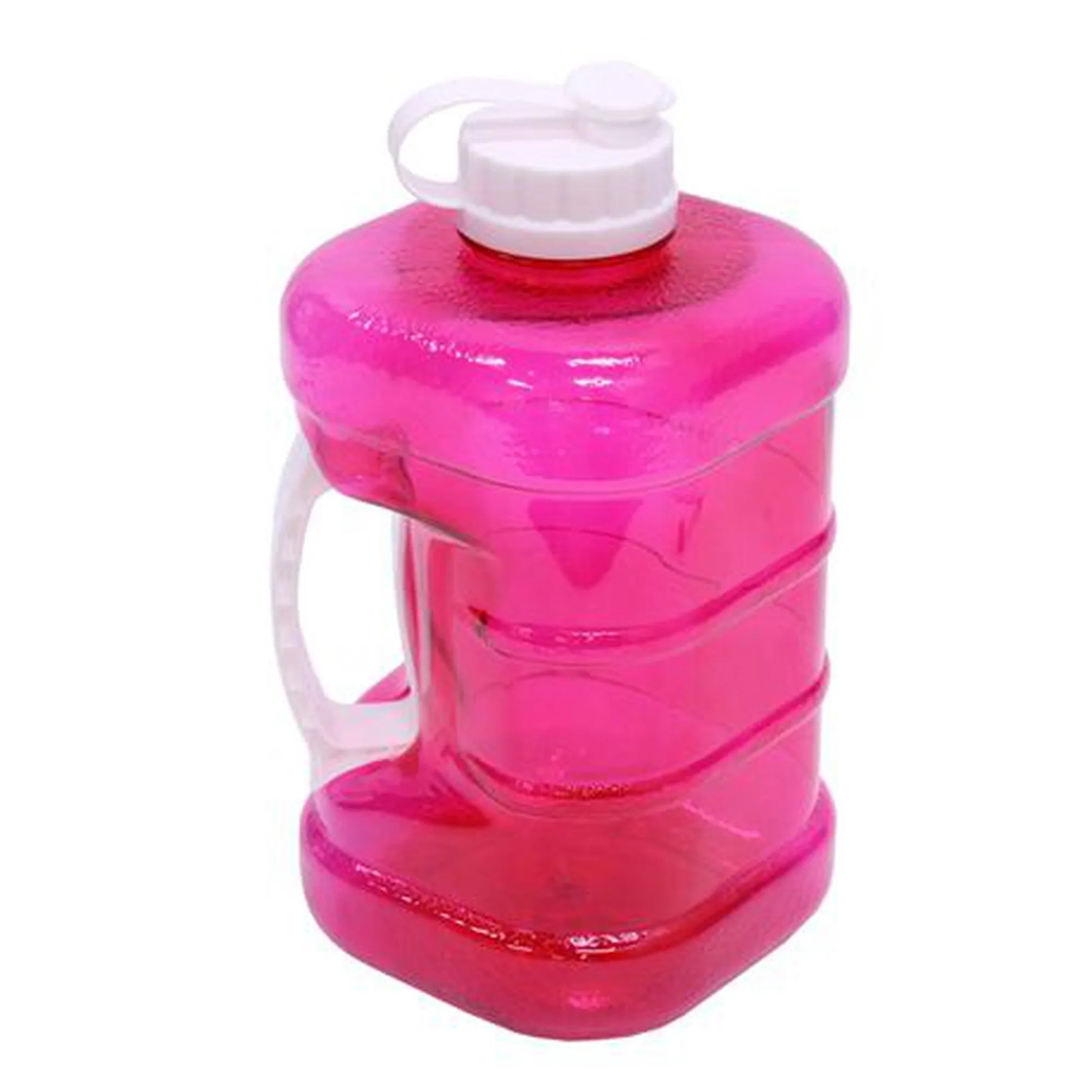 1L Gym Sports Water Bottle PET Plastic