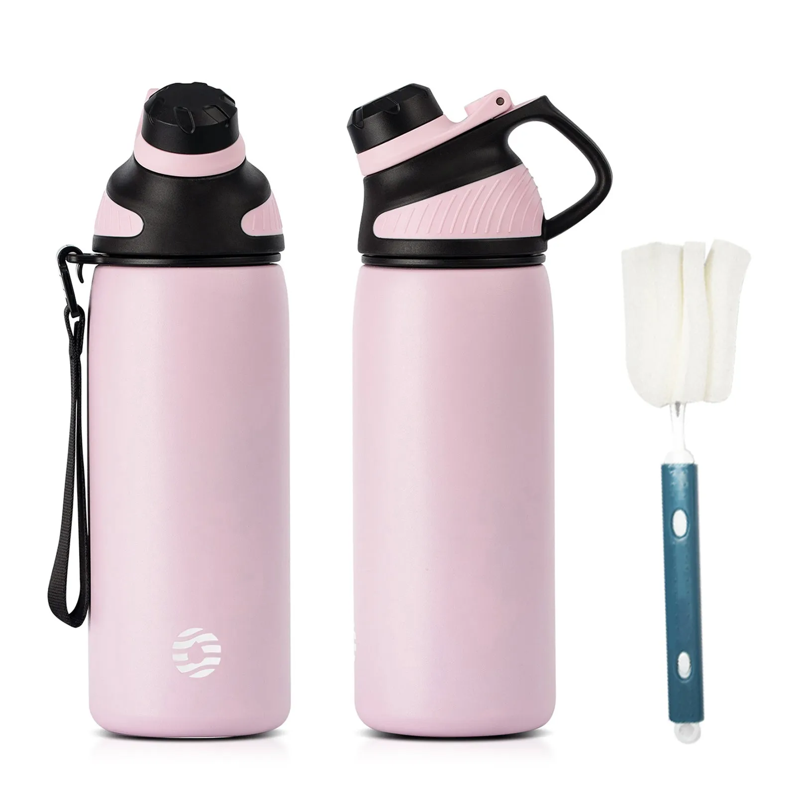 20 oz Stainless Steel Insulated Water Bottle With Spout With Magnetic Lid