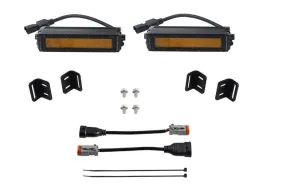 2022  Toyota Tundra Diode Dynamics SS6 LED Fog Light Kit, Amber Wide