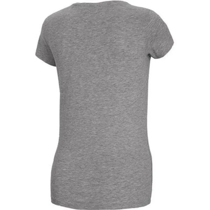 4F Womens Regular T-Shirt - Cool Light Gray Melange