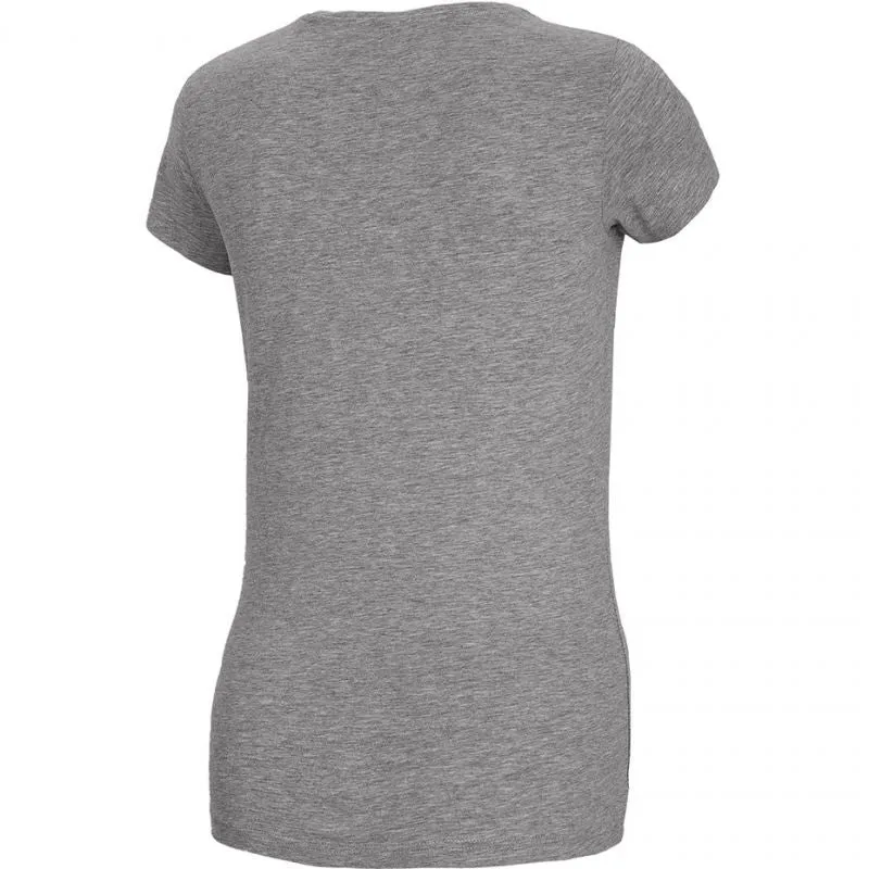 4F Womens Regular T-Shirt - Cool Light Gray Melange