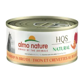 Almo Nature HQS Natural Tuna With Shrimp In Broth Cat Wet Food