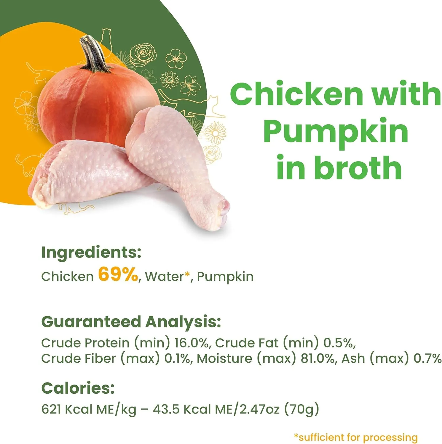 Almo Nature Natural Chicken With Pumpkin In Broth Cat Wet Food