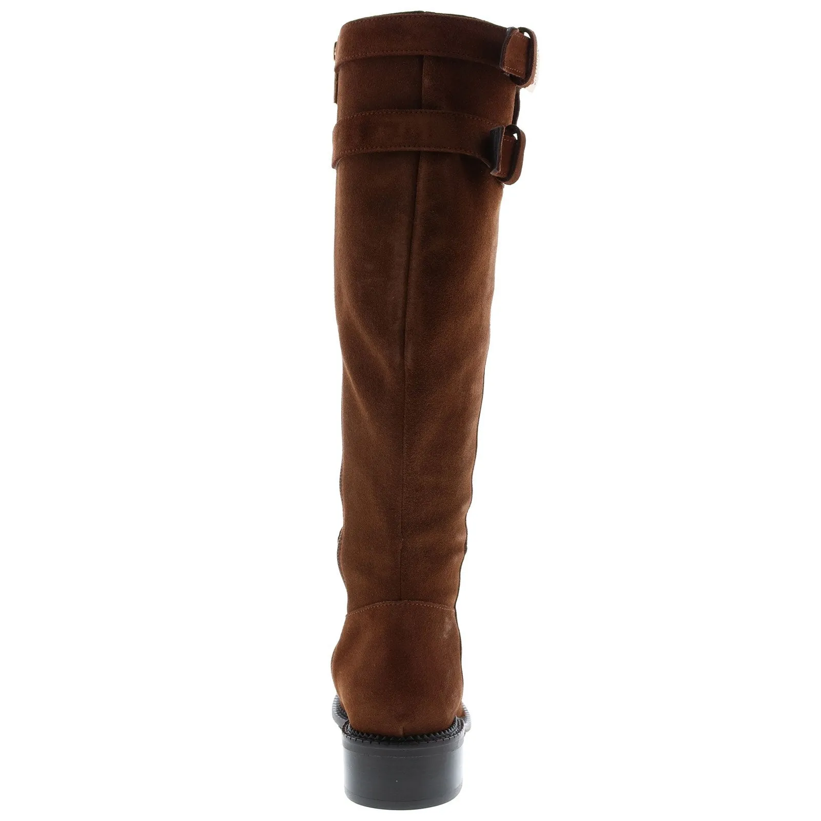 Aquatalia Orsyn Suede 34L3793-CHT Womens Brown Suede Zipper Knee High Boots