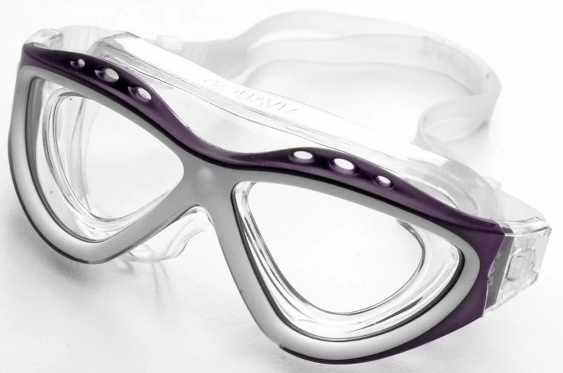 AQUAVIZ Swim Goggle_Purple/White