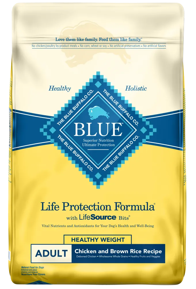 Blue Buffalo Life Protection Healthy Weight Natural Chicken & Brown Rice Recipe Adult Dry Dog Food