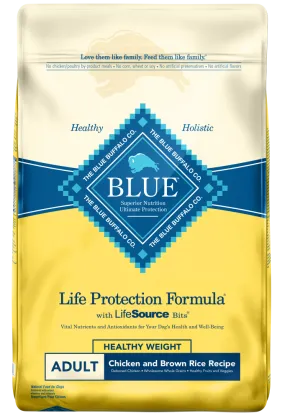 Blue Buffalo Life Protection Healthy Weight Natural Chicken & Brown Rice Recipe Adult Dry Dog Food