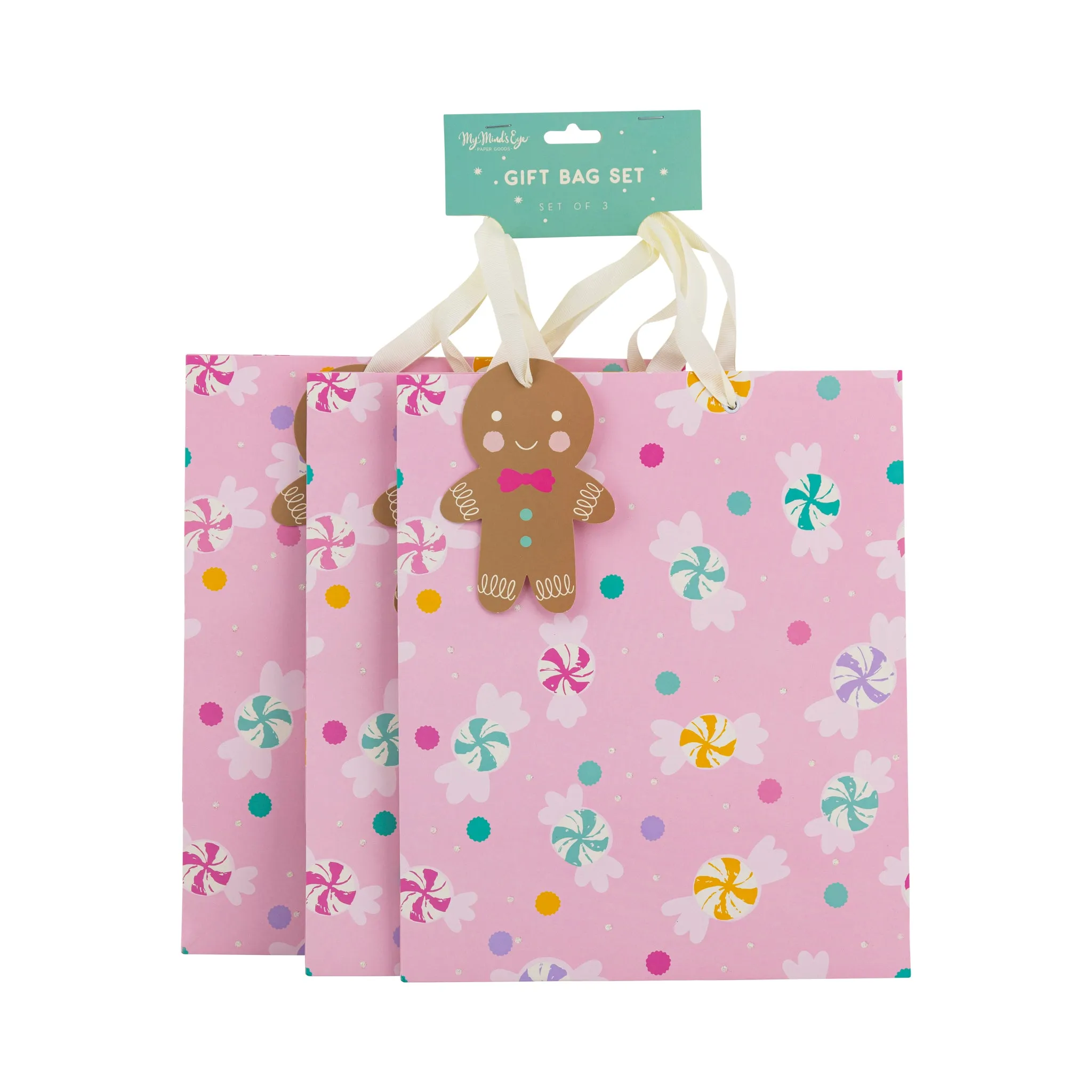 Candy Medium Gift Bag Set of 3