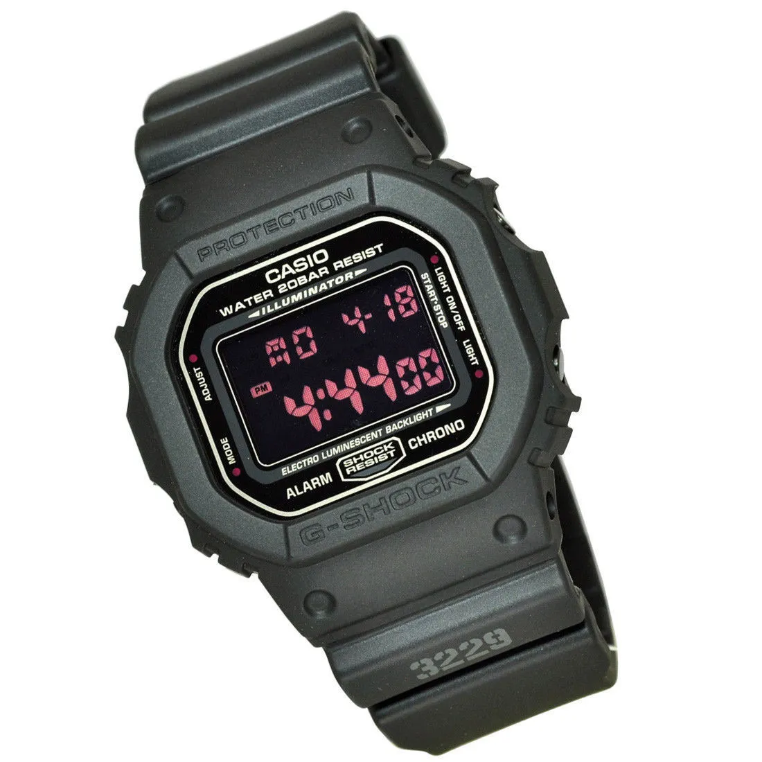 Casio G-SHOCK Black Resin Series Digital Men's Watch - DW5600MS-1D