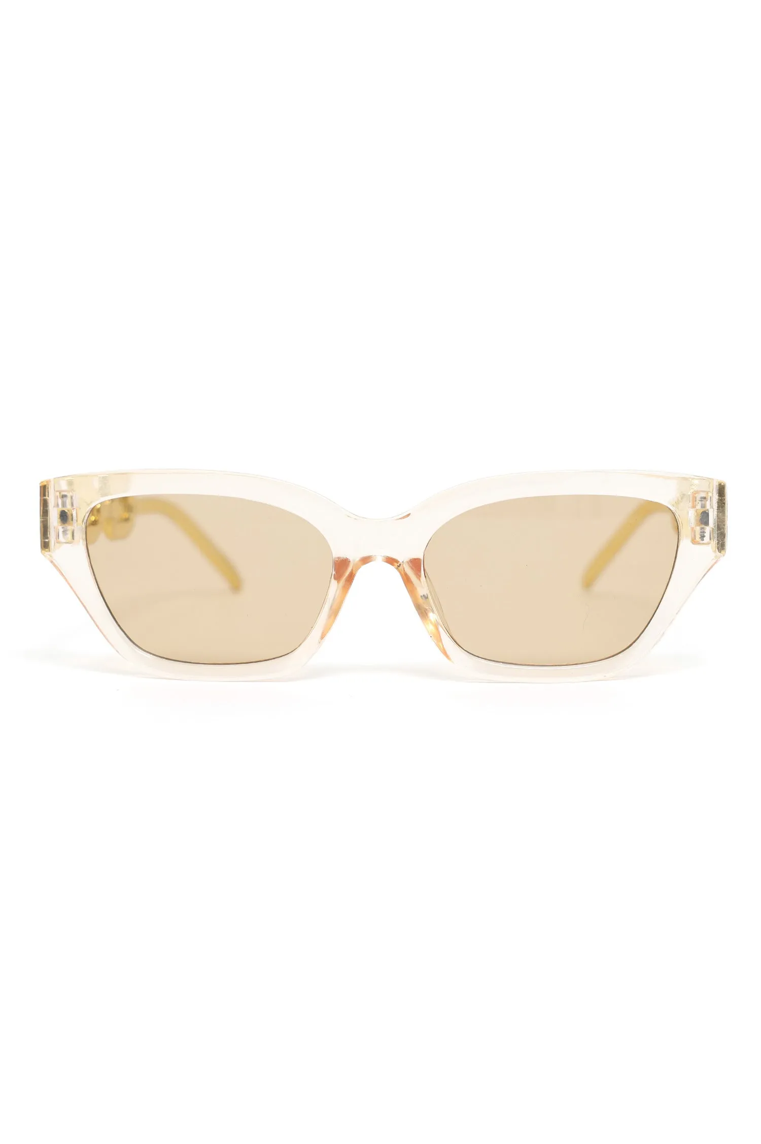 CAT EYE SUNGLASSES-YELLOW