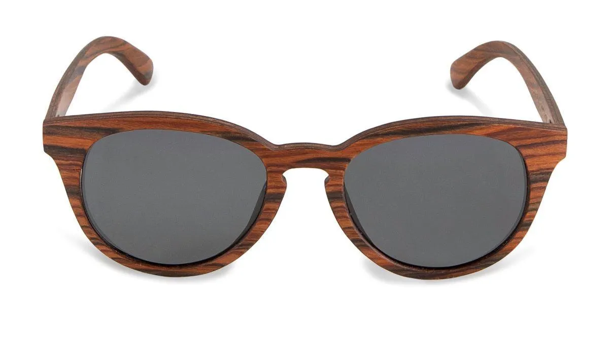 Chanj Sunglasses Byron Sustainable Sunglasses Handcrafted FSC Wood