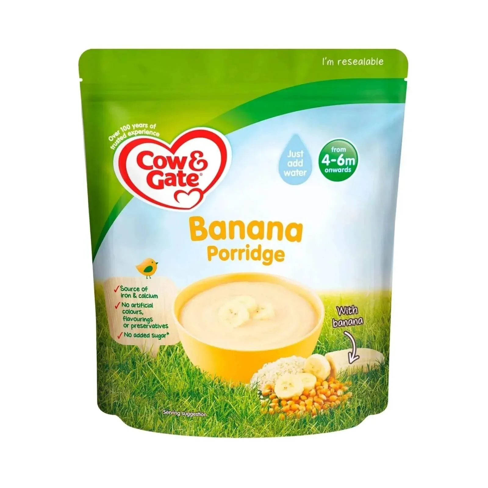 Cow & Gate 1 Banana Porridge 4-6 months 125g