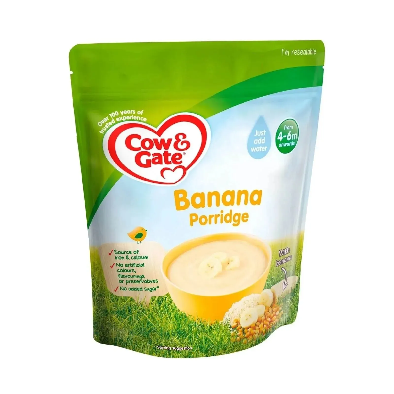 Cow & Gate 1 Banana Porridge 4-6 months 125g