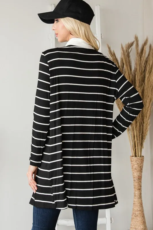 CY103 - STRIPED CARDIGAN