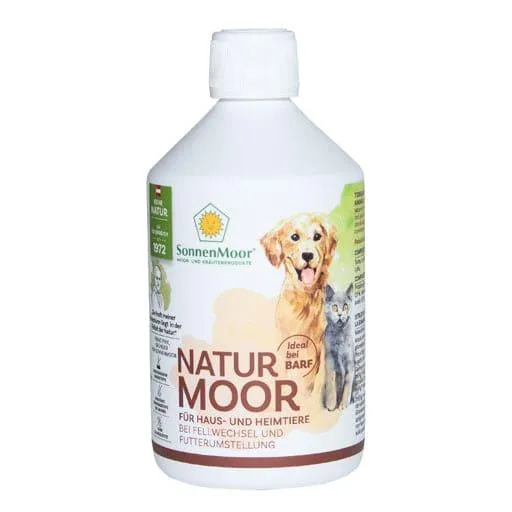 Dog food, cat food, small animal food, NATURMOOR SonnenMoor for pets