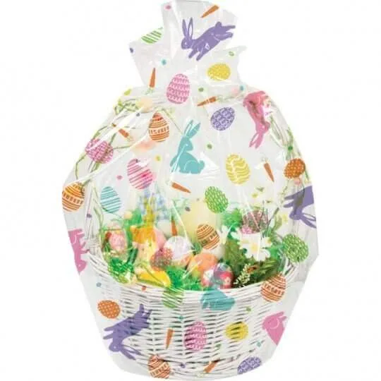 Easter Cello Basket Bags w/ Twist Ties