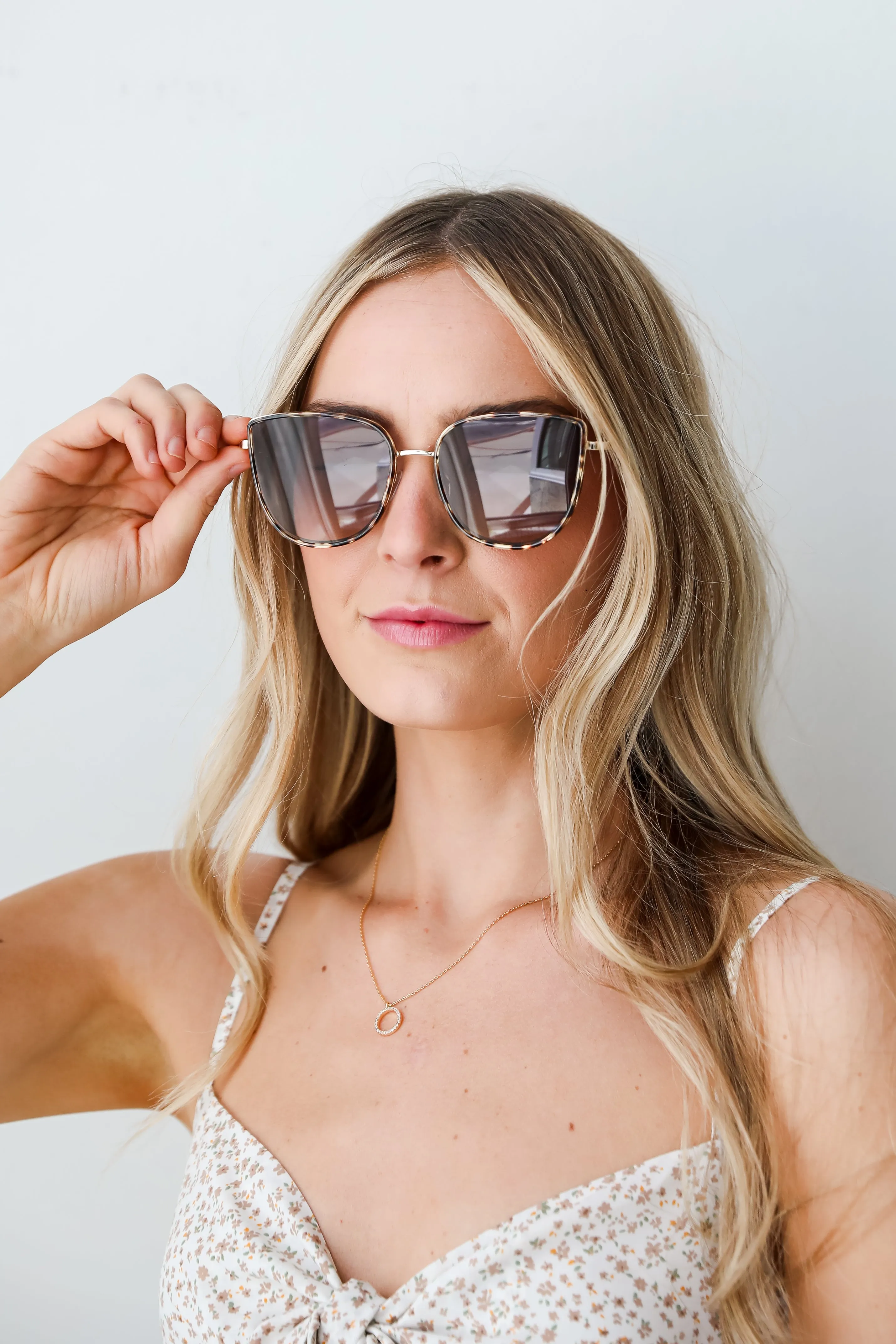 Edgy Intention Tortoise Cat Eye Sunglasses