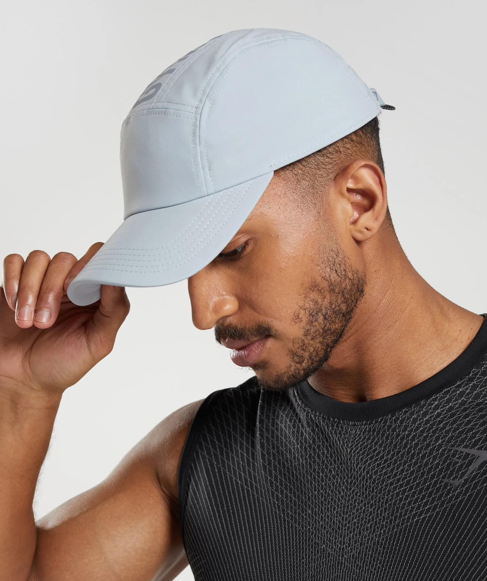 Gymshark  5 Panel Running Cap - River Stone Grey