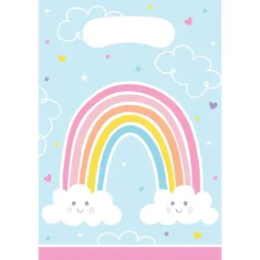 Happy Rainbow Loot Bags - 8 Pkt