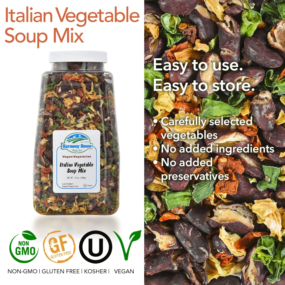 Harmony House Italian Vegetable Soup Mix - Plain (12.5 oz)