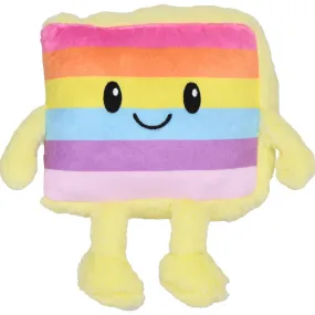 Iscream Rainbow Cake Slice Mini Plush