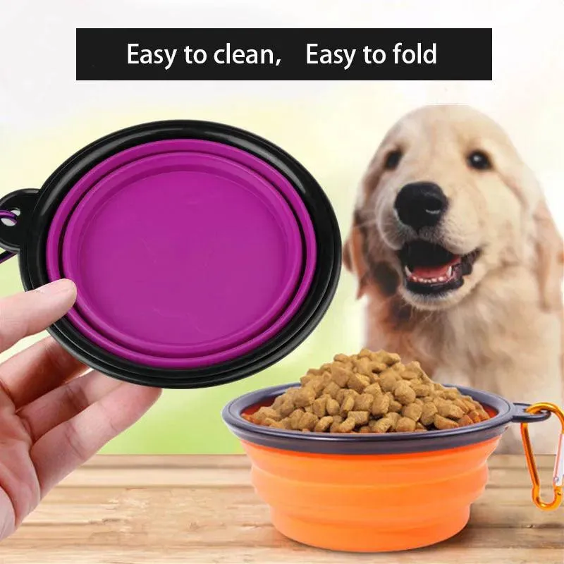 Large Folding Silicone Pet Bowl