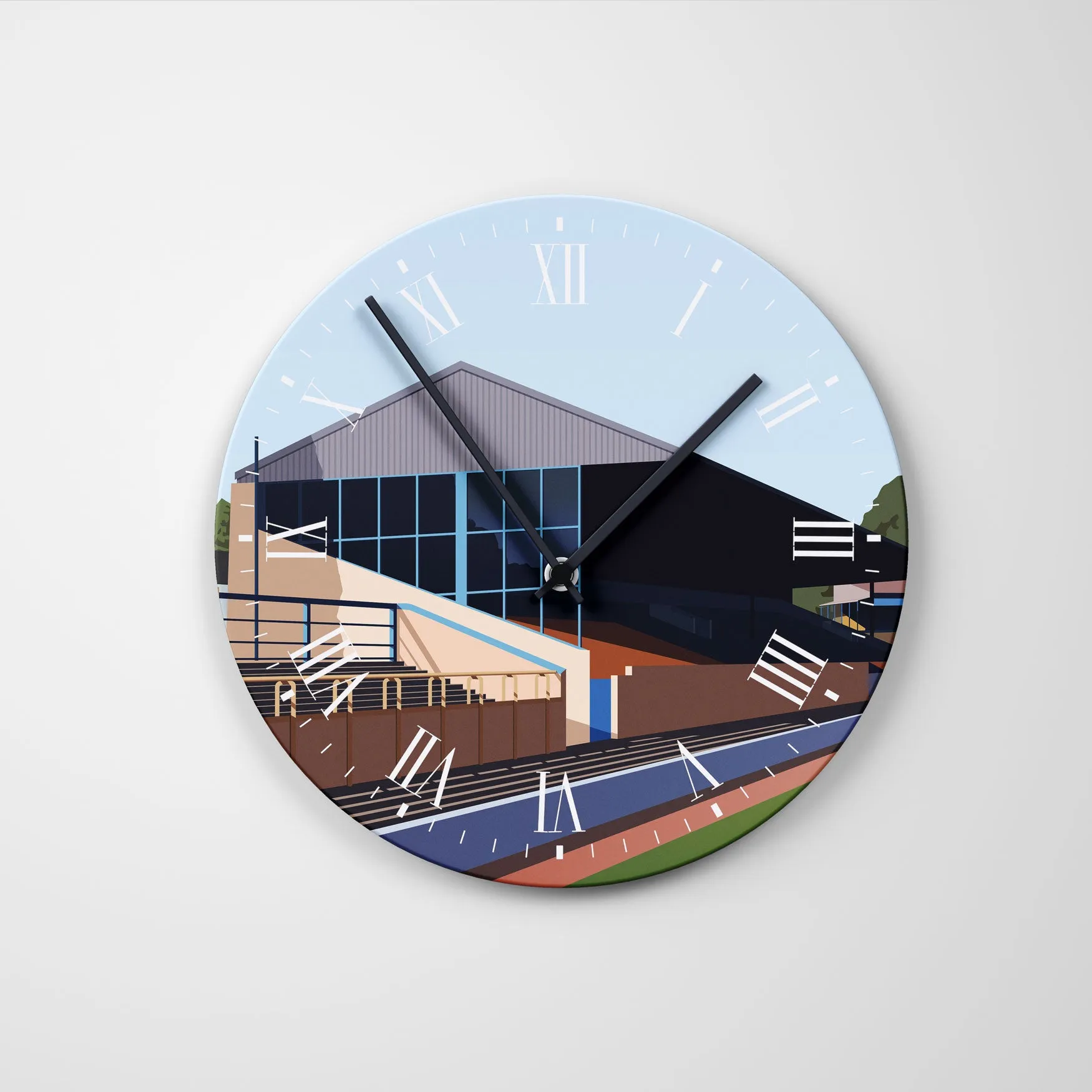 Manor Ground Glass Clock