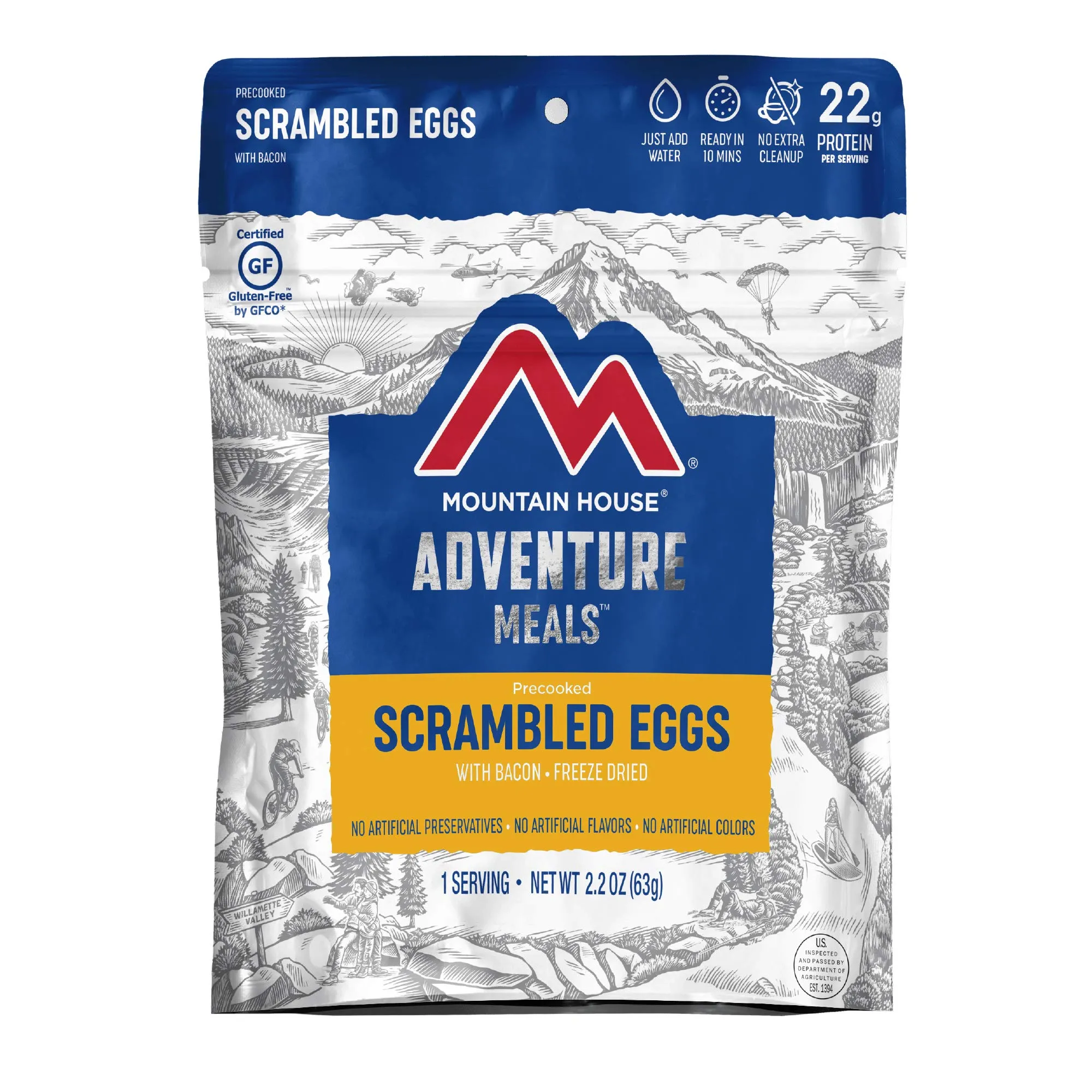 Mountain House - Scrambled Eggs with Bacon - 6 Pack