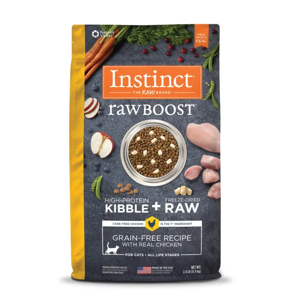 Nature's Variety Instinct Raw Boost Chicken Recipe Dry Cat Food