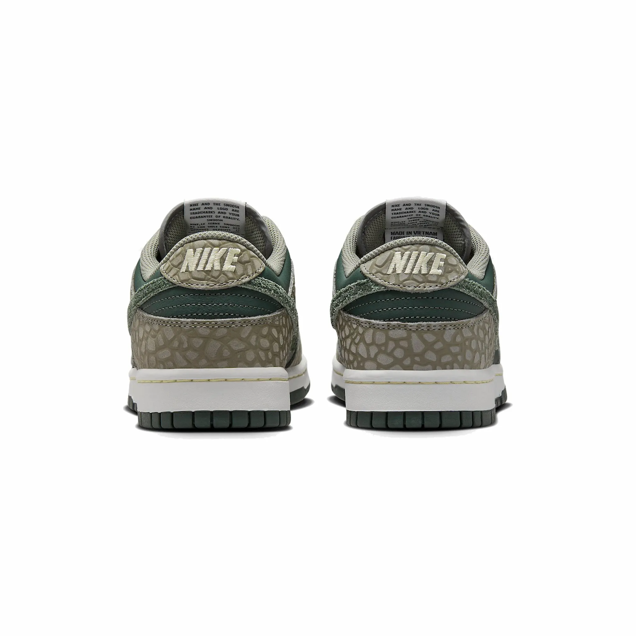 Nike Dunk Low Retro PRM (Dark Stucco/Vintage Green-Summit White)