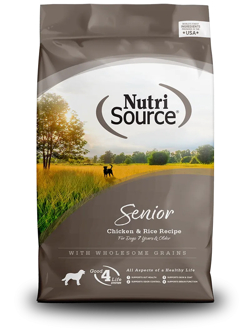 NutriSource® Senior Chicken & Rice Recipe Dog Food