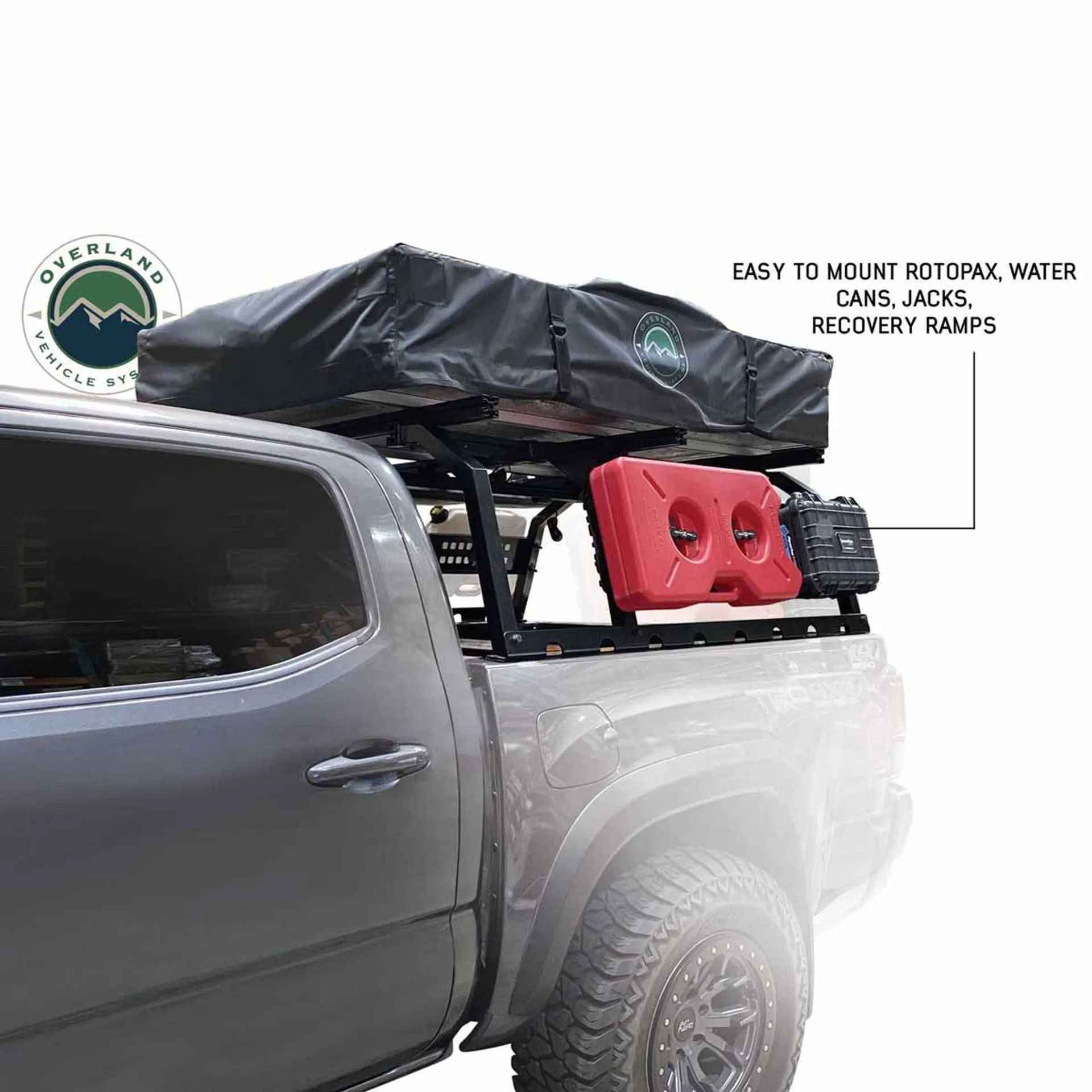 Overland Vehicle Systems Discovery Rack - Full Size Truck-Short Bed Application