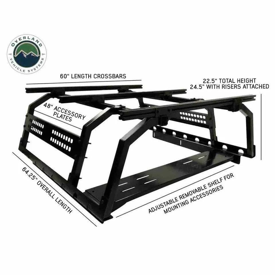 Overland Vehicle Systems Discovery Rack - Full Size Truck-Short Bed Application