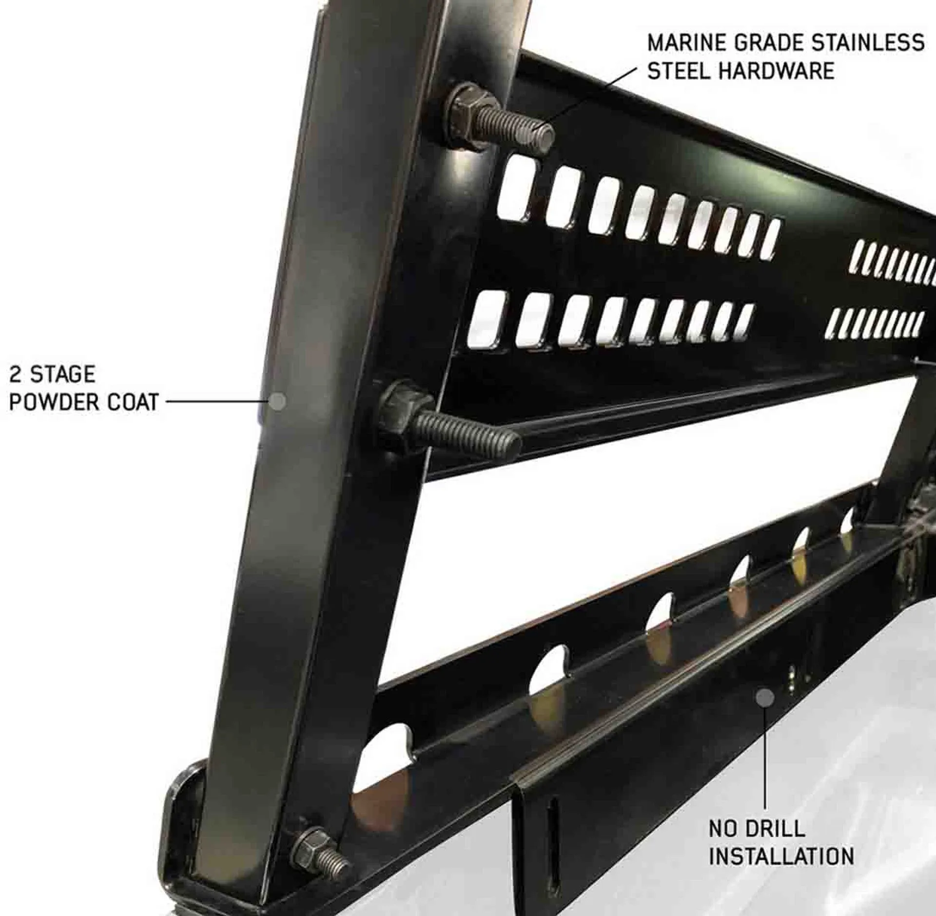 Overland Vehicle Systems Discovery Rack - Full Size Truck-Short Bed Application