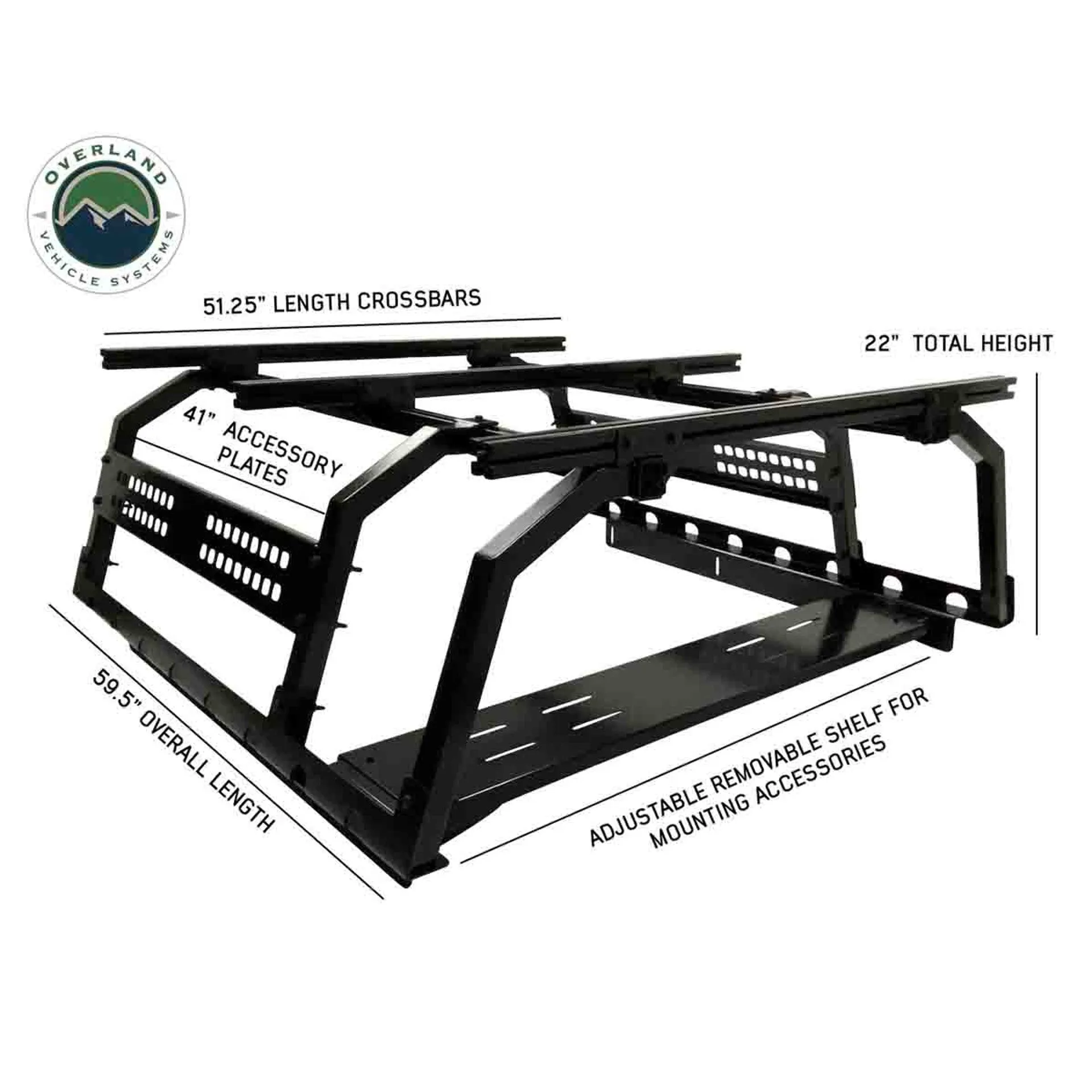 OVS Discovery Rack - Full Size Truck Short Bed Application