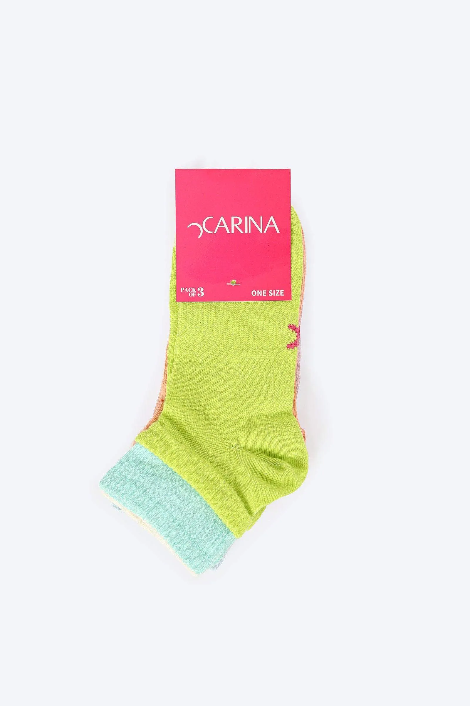 Pack of 3 Cotton Socks