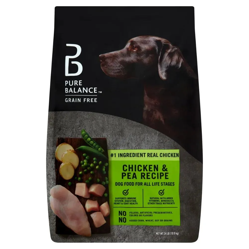 Pure Balance Chicken & Pea Recipe Dog Food 24 lbs