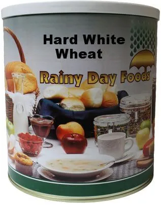 Rainy Day Foods Hard White Wheat 6 (Case of Six) #10 Cans - 150 Servings