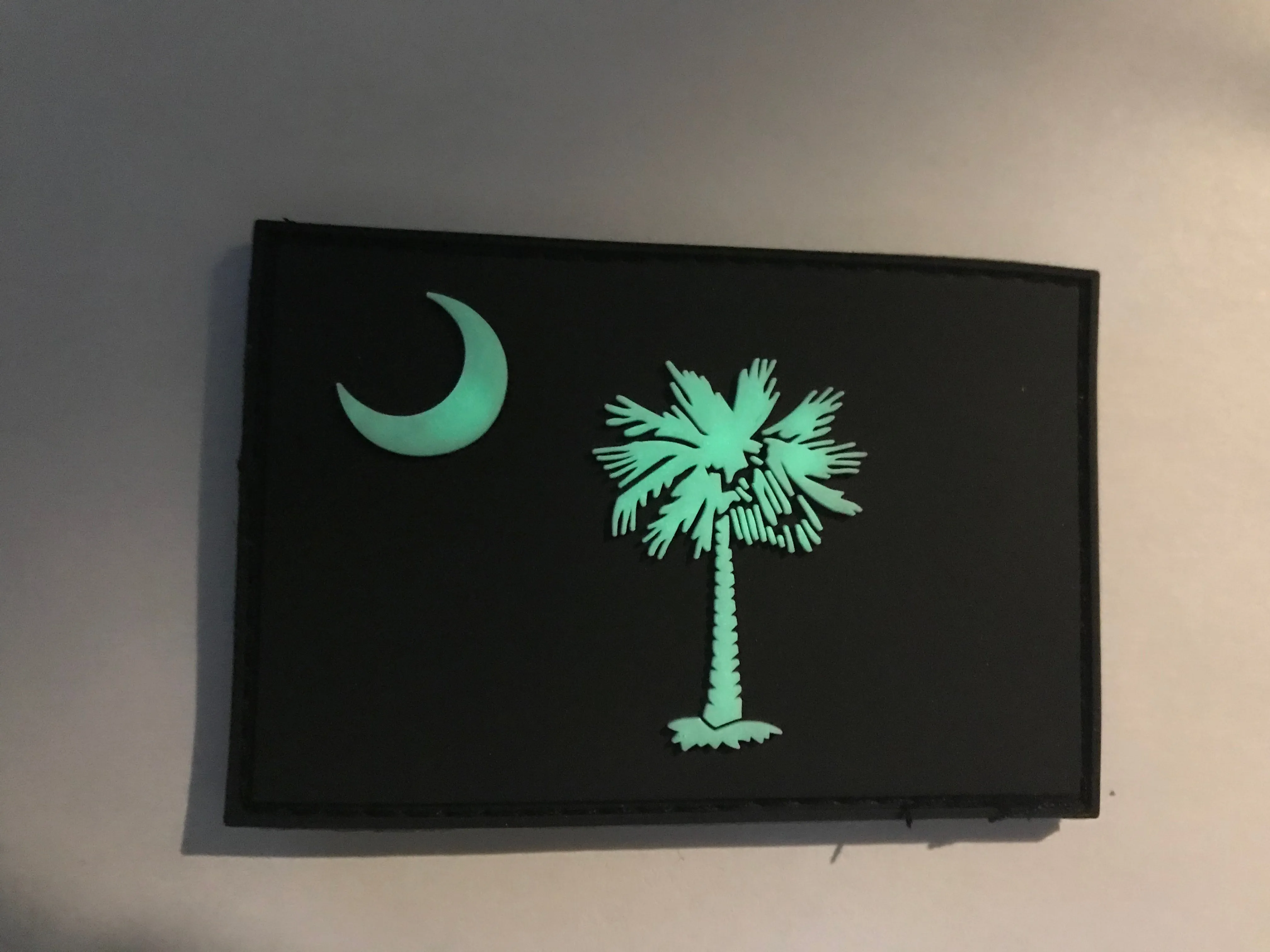 SC Flag Glow PVC Patch