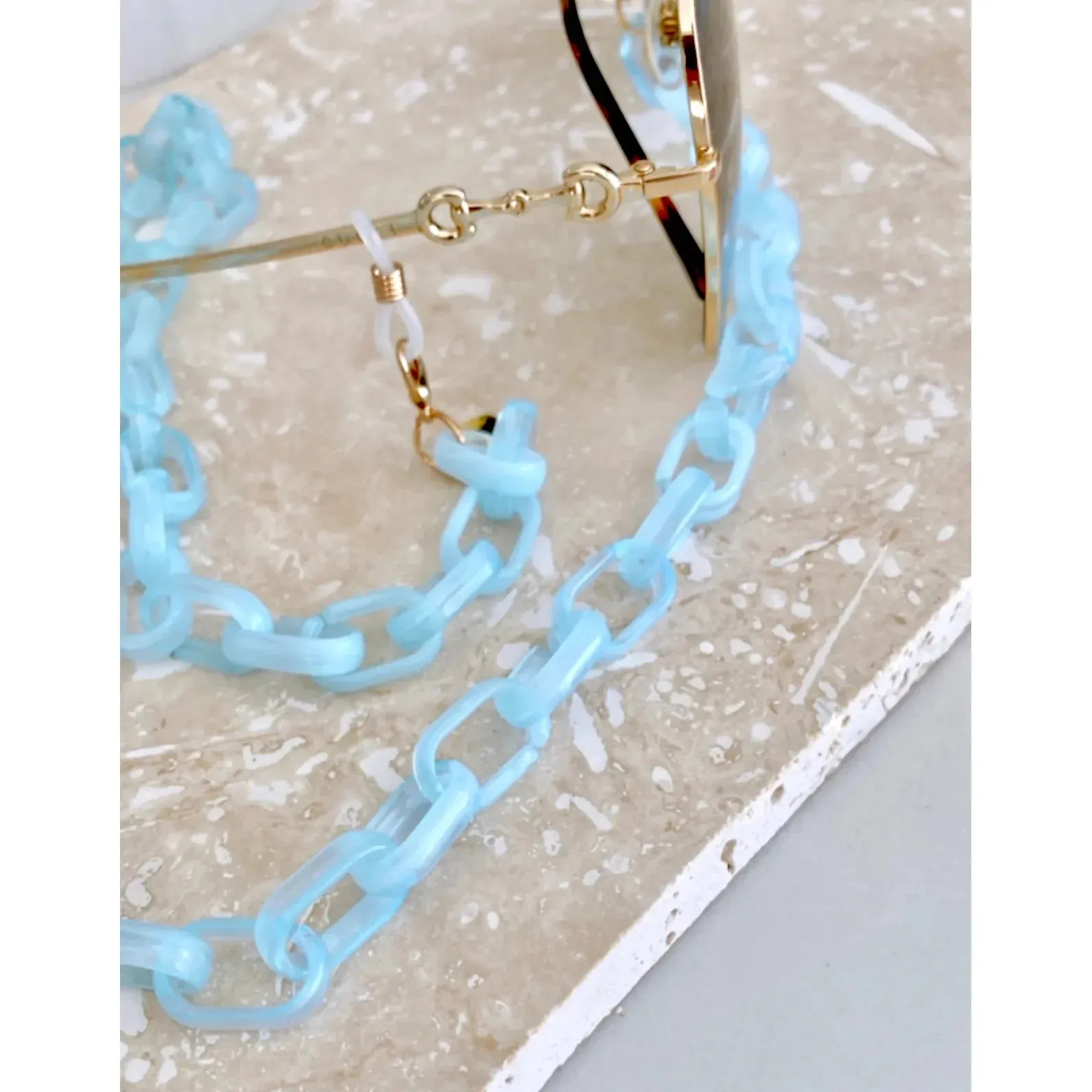 Sunglasses Chain - Capri Chain Aqua