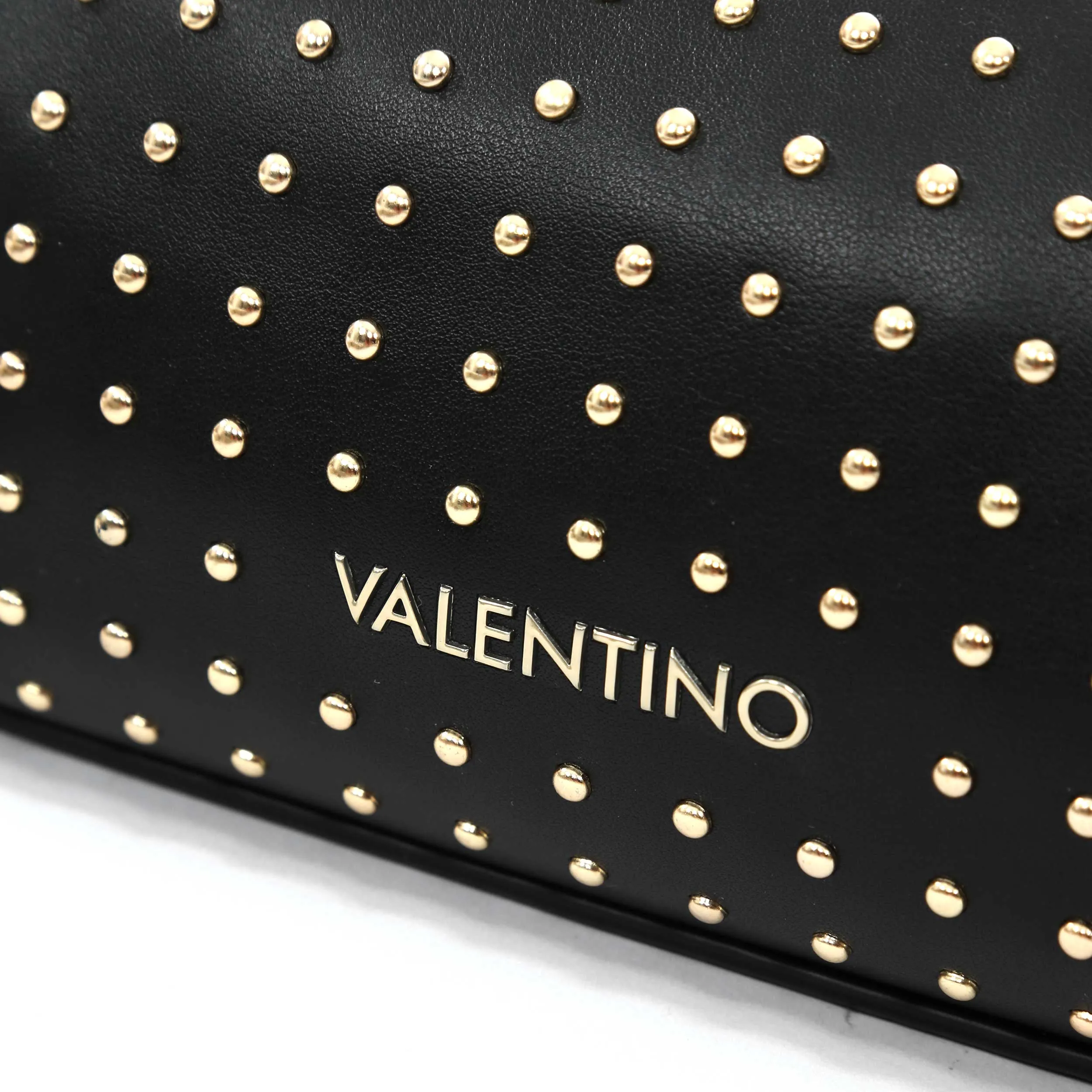 Valentino Bags Song Ladies Cross Body Bag in Black & Gold