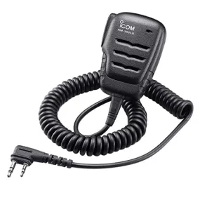 Waterproof Speaker Mic, HM183LS with 2-Pin Right Angle Connectors for iCOM Radios