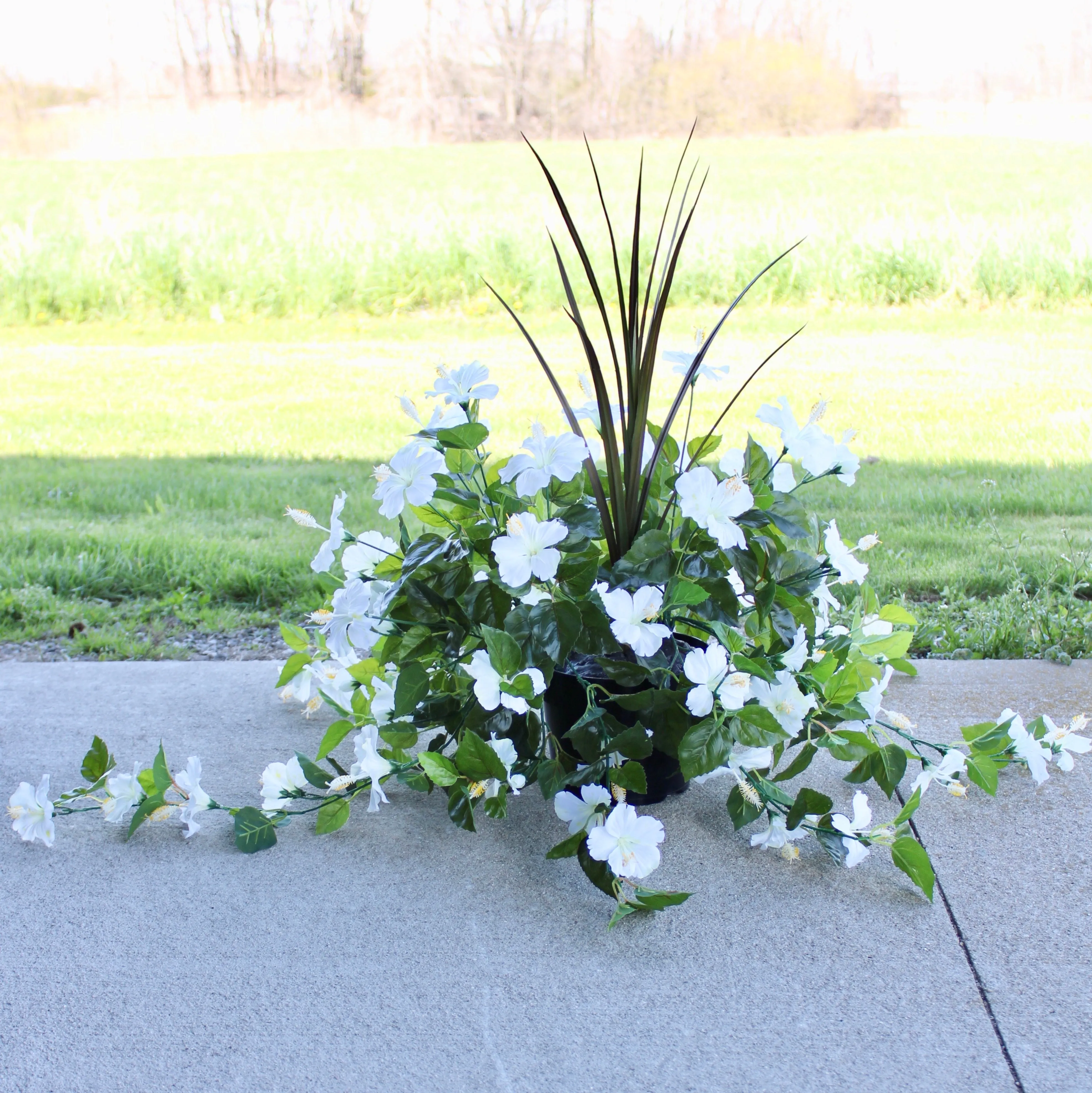 White Hibiscus Vine “Drop-In” Insert